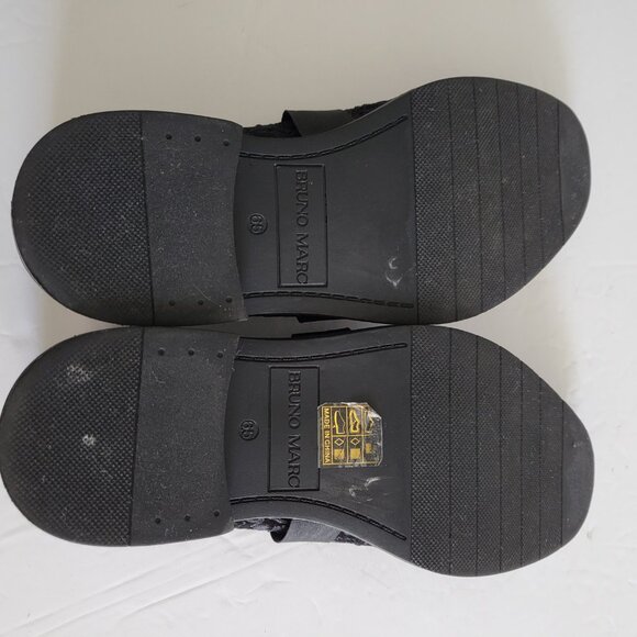 Bruno Marc Dress Shoes Velvet Loafers Mens Size 6.5 Slip On Black - Picture 12 of 15